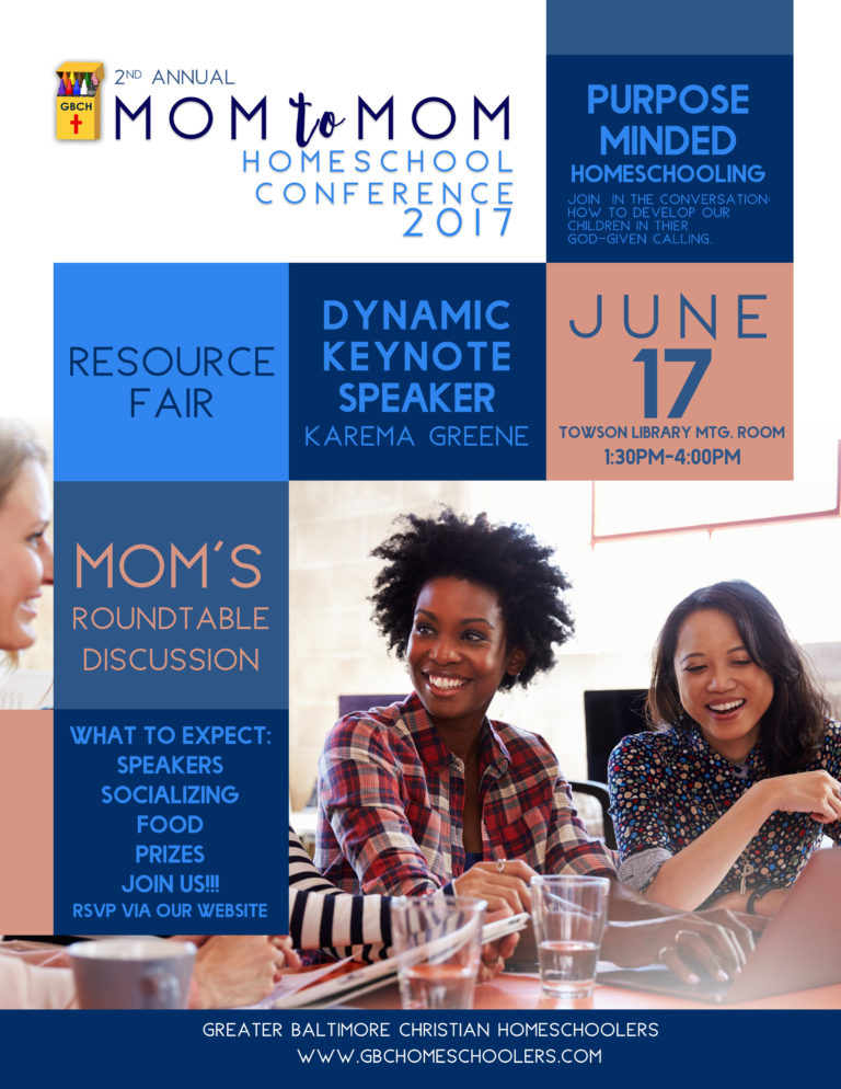 2nd Annual Mom to Mom Conference! Greater Baltimore Christian